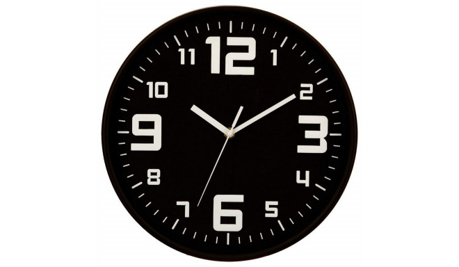 Wall Clock 5five Simply Smart Black polypropylene Ø 30 cm