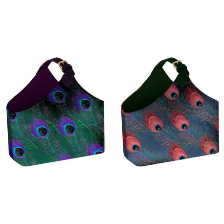 Ajakirjaalus DKD Home Decor Polüester (2 pcs) (45 x 20 x 40 cm)