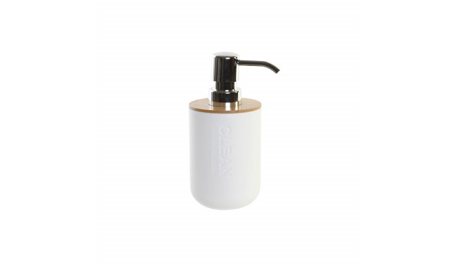 Soap Dispenser DKD Home Decor 7 x 9 x 15,5 cm Natural White polypropylene