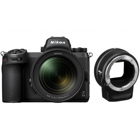 Nikon Z 6II, (Z6II), (Z 6 II), (Z6 II) + NIKKOR Z 24-70mm f/4 S + FTZ Mount adapter