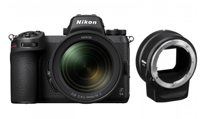 Nikon Z 6II, (Z6II), (Z 6 II), (Z6 II) + NIKKOR Z 24-70mm f/4 S + FTZ Mount adapter