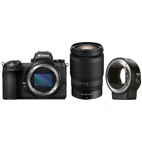 Nikon Z 6II, (Z6II), (Z 6 II), (Z6 II) + NIKKOR Z 24-200mm f/4-6.3 VR + FTZ Mount adapter