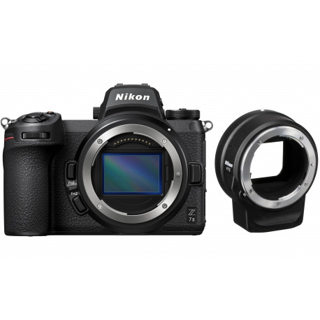 Nikon Z 7II, (Z7II), (Z 7 II), (Z7 II) + FTZ Mount adapter