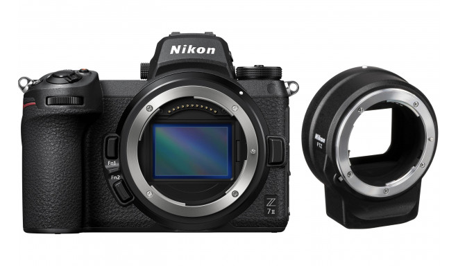 Nikon Z 7II, (Z7II), (Z 7 II), (Z7 II) + FTZ Mount adapter