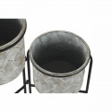 stādītājs DKD Home Decor Pelēks Metāls (82 x 25 x 81 cm)