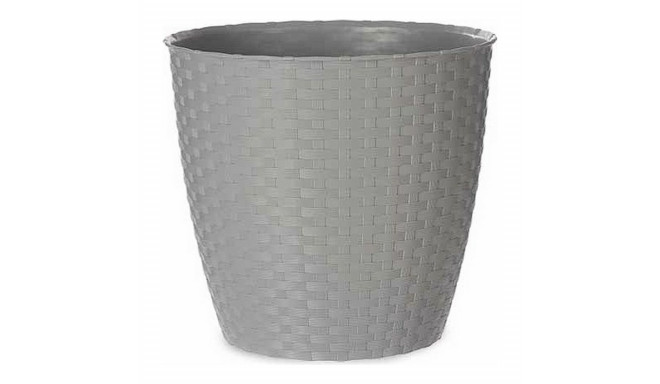 Plant pot Stefanplast 3872129 Grey Plastic 29 x 26,5 x 29 cm