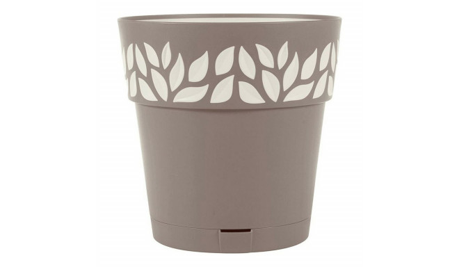 Self-watering flowerpot Stefanplast 3920111 Brown Beige Plastic 19 x 19 x 19 cm