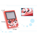 RoGer Retro mini Game console with 400 games, 3 inch color screen, TV output Red