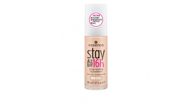 ESSENCE STAY ALL DAY 16H long-lasting maquillaje #08-soft vanilla 30 ml