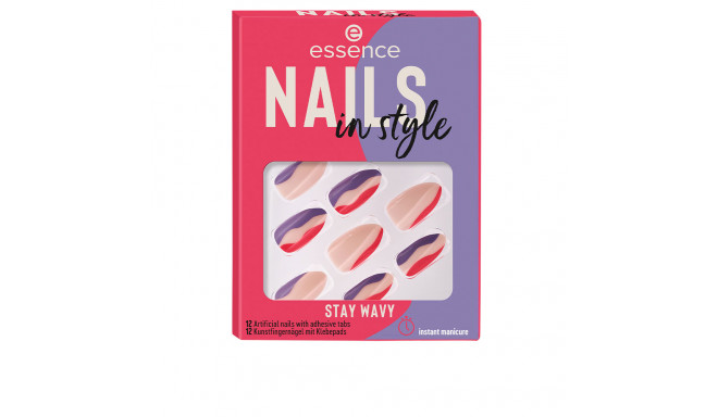 ESSENCE NAILS IN STYLE uñas artificiales #stay wavy