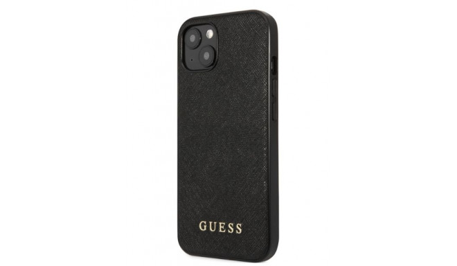 Guess - iPhone 13 affiano PU Silicone Case Black