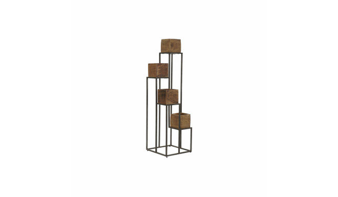 stādītājs DKD Home Decor Brūns Melns Daudzkrāsains Koks Metāls Moderns 40 x 40 x 120 cm 40 x 40 x 13