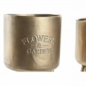 Set of Planters DKD Home Decor Metal 2 Pieces 2 Units (25,5 x 25,5 x 44 cm)