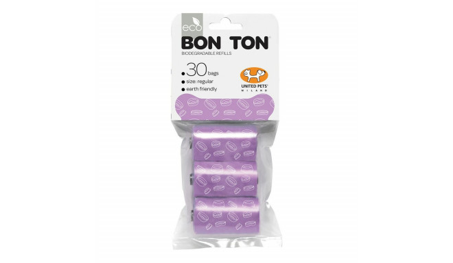 Гигиенические пакеты United Pets Bon Ton Regular Пёс Лиловый (3 x 10 uds)