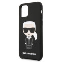 Karl Lagerfeld KLHCP12SSLKHBK Head Iconic ümbris Apple iPhone 12 Mini mustale