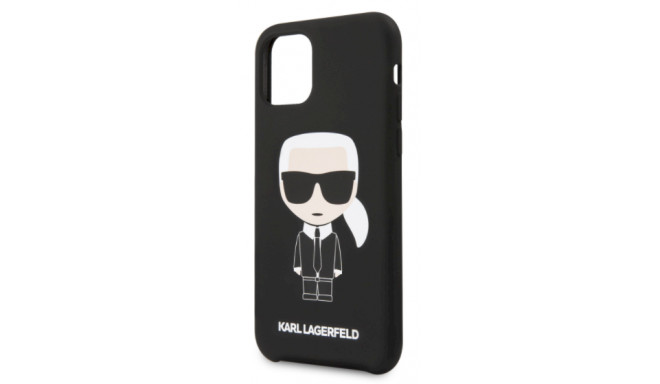 Karl Lagerfeld KLHCP12SSLKHBK Head Iconic ümbris Apple iPhone 12 Mini mustale