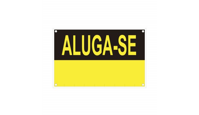 Знак Normaluz Aluga-se PVC (45 x 45 x 70 cm)