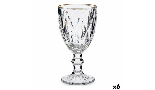 Vīna glāze Vivalto R-00817DL/BHA6-M Caurspīdīgs Bronza Stikls 330 ml (6 gb.)