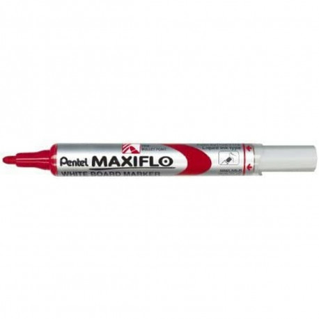 Liquid chalk marker Pentel Maxiflo MWL-5S Red (12 Pieces)