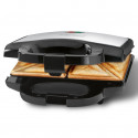 Clatronic ST 3778 sandwich maker 750 W Black, Stainless steel