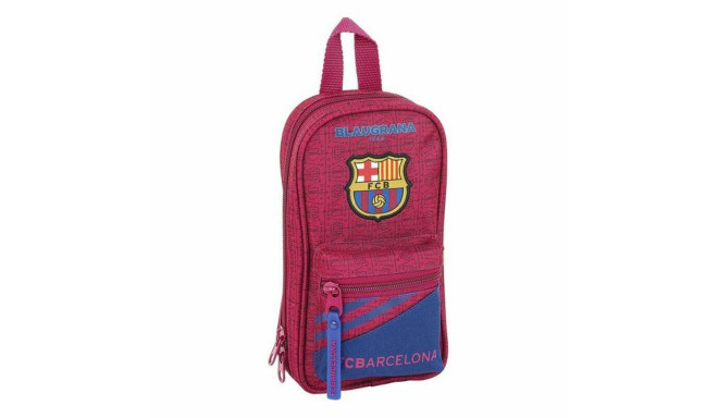 Backpack Pencil Case F.C. Barcelona 12 x 23 x 5 cm (33 Pieces)