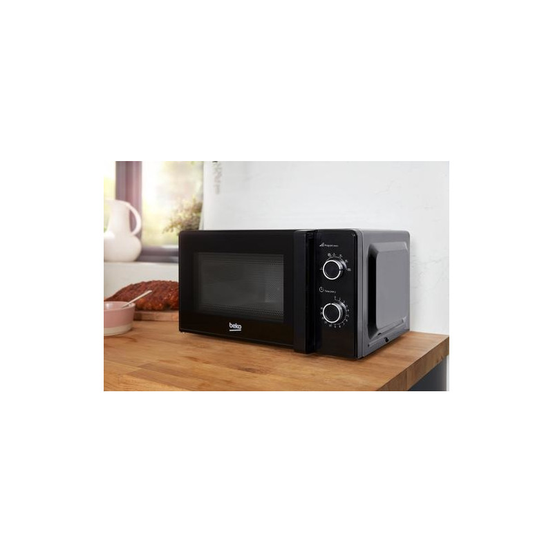 Beko MOC20100BFB microwave Countertop Solo microwave 20 L 700 W Black ...