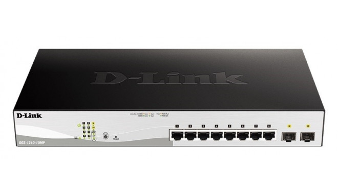 Switch DGS-1210-10MP 8GE PoE 2SFP