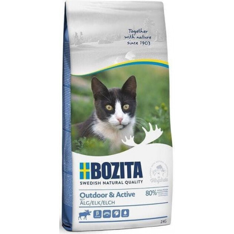BOZITA CAT OUTDOOR & ACTIVE ELK 2KG