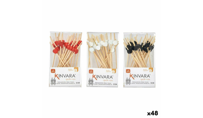 Bamboo toothpicks Set Bamboo 7 x 3 x 12 cm 12 x 0,5 x 1 cm (48 Units)