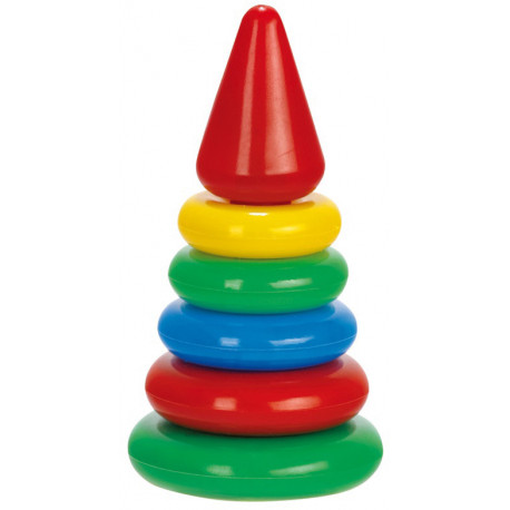 Toy mini pyramid tower 18cm