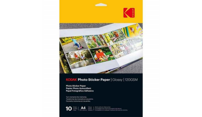 Kodak Photo Sticker Paper Gloss 120gsm A4x10 (3510645)