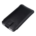 POCKET Carbon Case - Size 09 - for IPHONE 13 mini / 6 / 7 / 8 / 12 mini SAMSUNG S3 (i9300) / S4 (i95