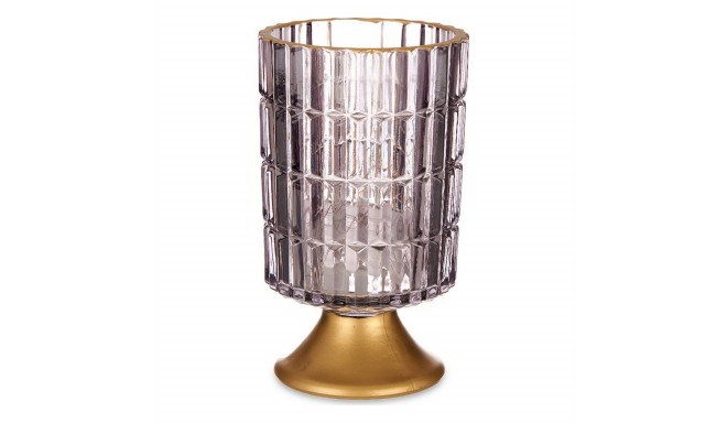 LED-latern Gift Decor L1118BMMS-S L1118BMMS-S Hall Kuldne Metall Klaas 10,7 x 18 x 10,7 cm