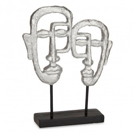 Decorative Figure Gift Decor YZ211914-3 YZ211914-3 Silver Face 27 x 32,5 x 10,5 cm