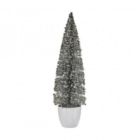 Christmas Tree Krist+ 2402/15-2-1 2402/15-2-1 White Silver Plastic 10 x 38 x 10 cm
