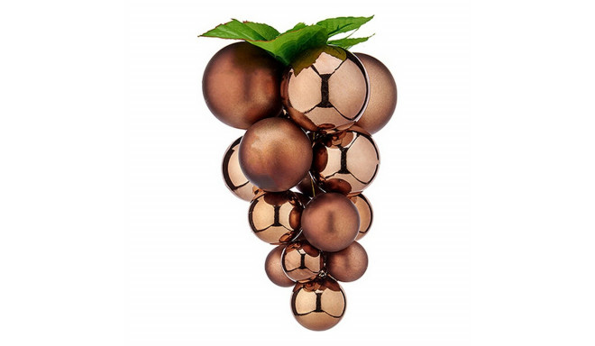 Christmas Bauble Krist+ 01834 01834 Brown Plastic Grapes Small