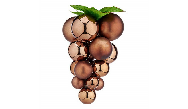 Christmas Bauble Grapes Brown Plastic 18 x 18 x 28 cm
