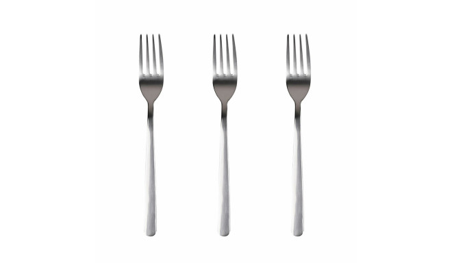 Fork Set San Ignacio Earth SG7776 Shine Stainless steel 3 Units