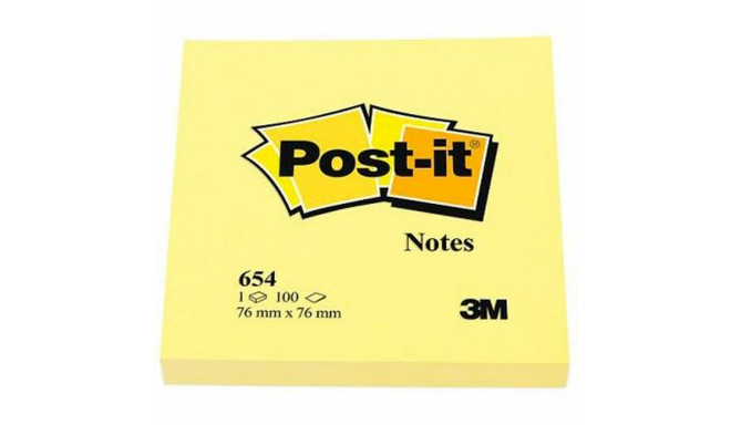 Kleepuvad Märkmepaberid Post-it CANARY YELLOW Kollane 7,6 x 7,6 cm 36 Ühikut 36 Tükid, osad 76 x 76 