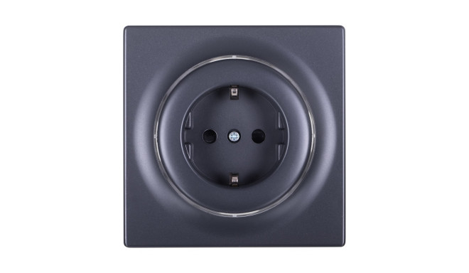 Fibaro FGWSONF-011-8 pistikupesa tüüp F must