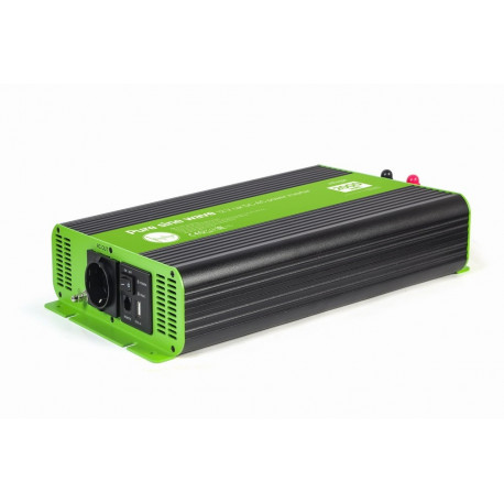 Gembird EG-PWC-PS2000-01 12 V Pure sine wave car DC-AC power inverter, 2000 W