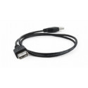 Gembird USB Male - USB Female 0.75m Black