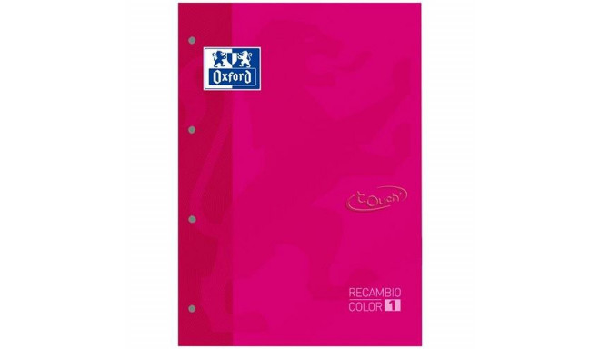 Replacement Oxford TOUCH  Sheets 80 Sheets 5 Units A4 Fuchsia 5 Pieces