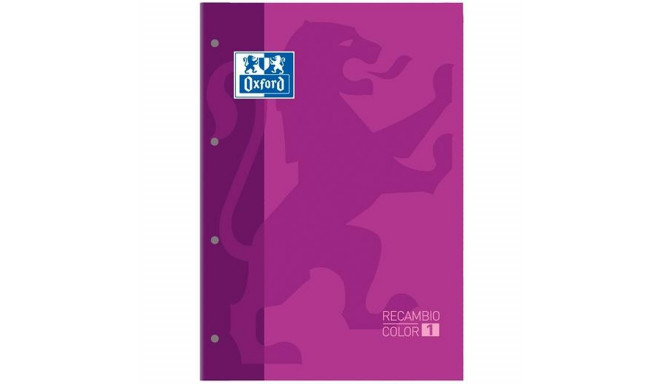 Replacement Oxford Sheets 80 Sheets 5 Units A4 Purple 5 Pieces