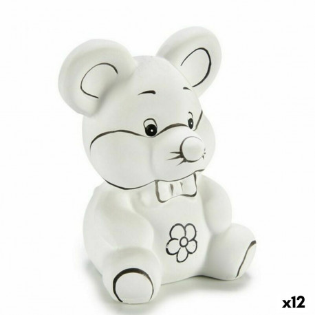 Money box Pincello 19285 19285 Ceramic 10 x 13 x 8,5 cm 8 x 12,5 x 9,5 cm 10 x 12,7 x 8 cm (12 Units