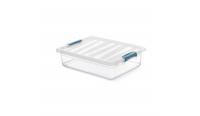 Multi-use Box Domopak Living Katla Transparent polypropylene 8 L (39 x 29 x 10,5 cm)