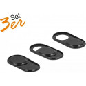 Delock webcam cover 3pcs, black