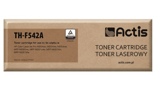 Actis TH-F542A tooner (asendus HP 203A HP203A CF542A; standard; 1300 lehekülge; kollane)