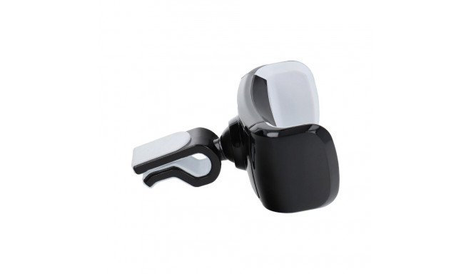 Car holder for smartphone to air vent black-white 360 SILK