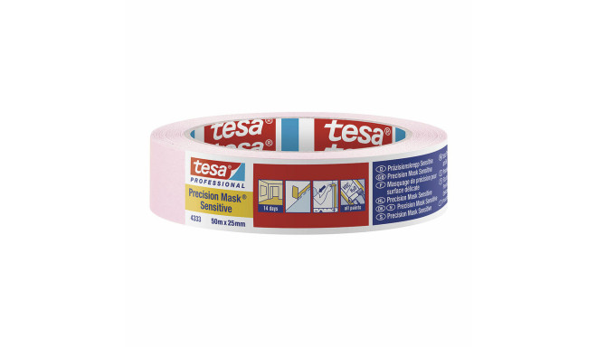 Клейкая лента TESA Precision mask sensitive Розовый (50 m x 25 mm)